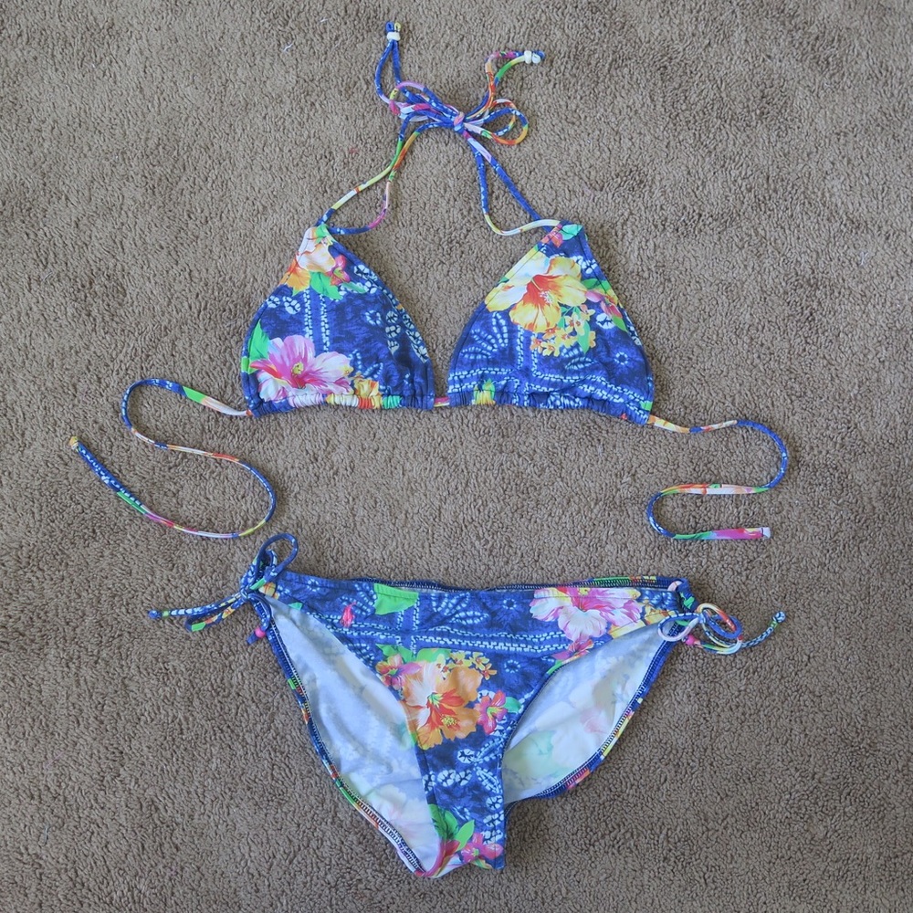 Ralph Lauren Tropical Hawaiian Floral Bikini